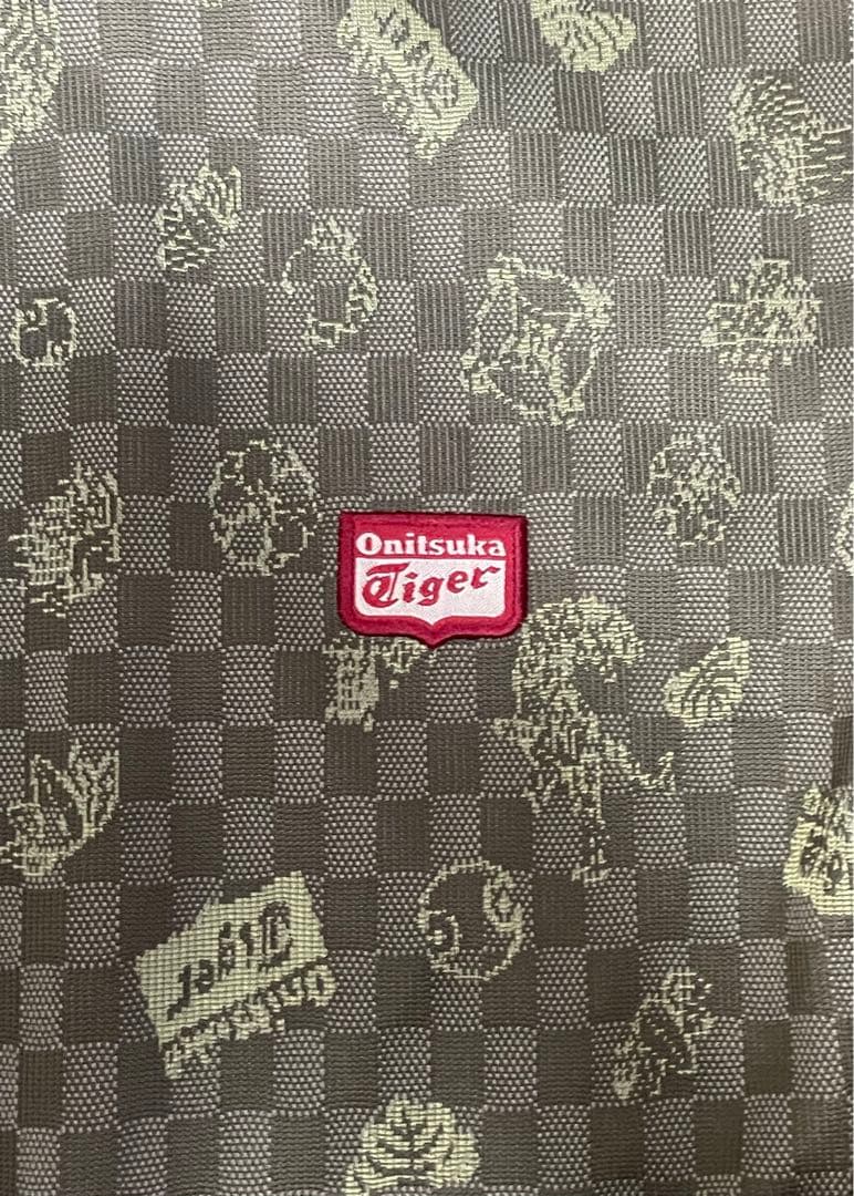 90s Onitsuka Tiger トラックジャケット　レーヨン混　総柄