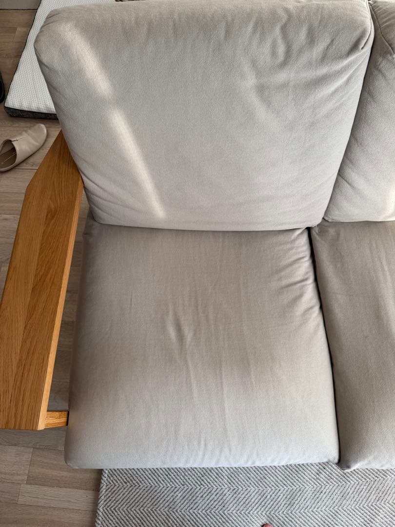 無印良品ソファ本体ウレタンポケットコイル2シーター