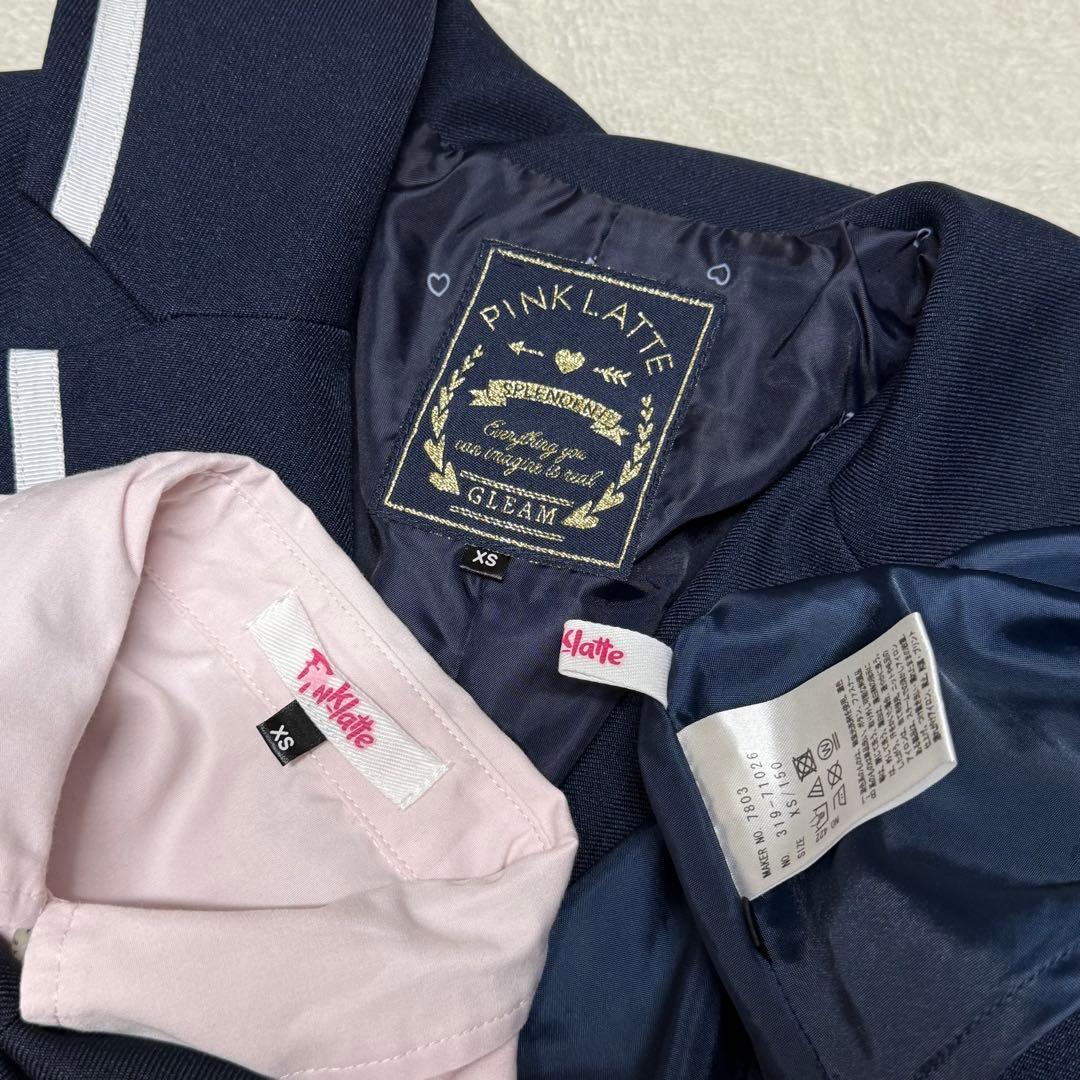 卒服　ピンクラテ　卒業入学式　フォーマルセット　150 【匿名配送】