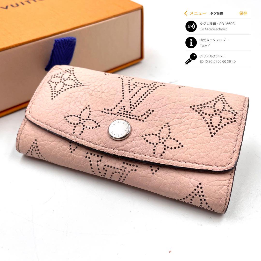 《美品》新型 ICチップ ルイヴィトン キーケース 4連 マヒナ ミュルティクレ