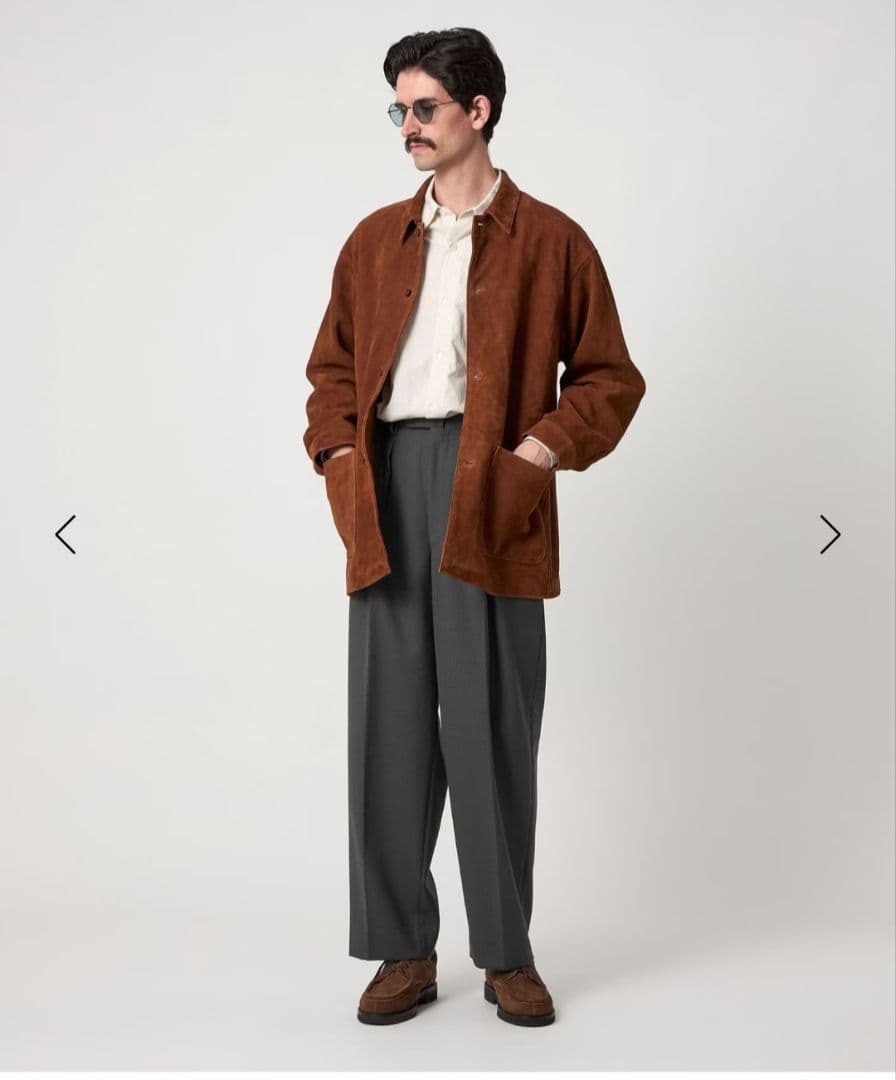 Steven Alan ドレストラウザー ヴィンテージツイル インツープリーツ