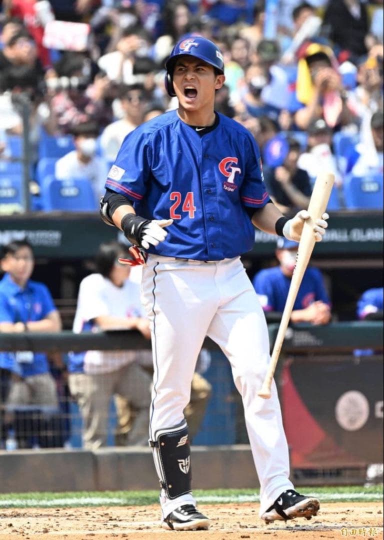 プレミア12優勝MVP 陳傑憲台湾代表 ユニフォーム プロ野球 チェンジェシェン