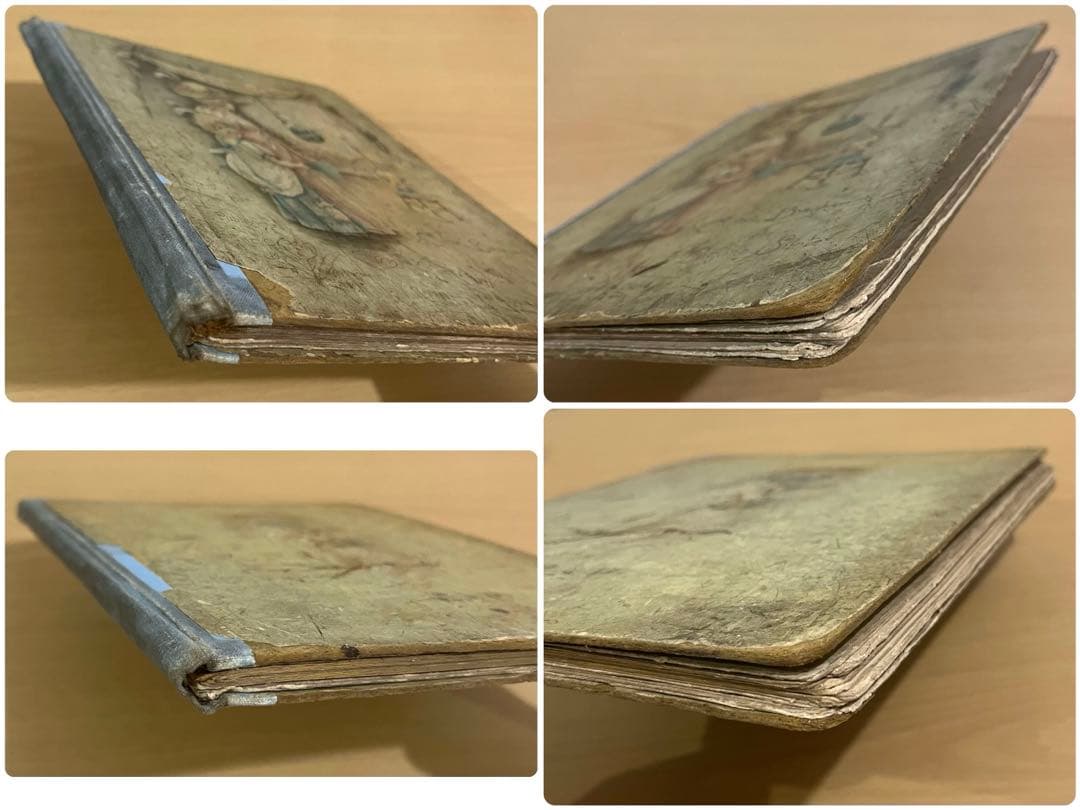 No352 希少 古書 洋書 絵本 児童書　アンティーク　ビクトリア　詩集　童謡