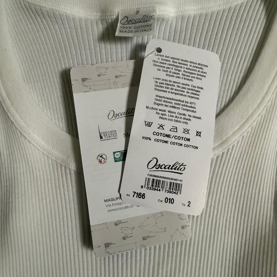 【新品】オスカリート定番コットン100%タンクトップ