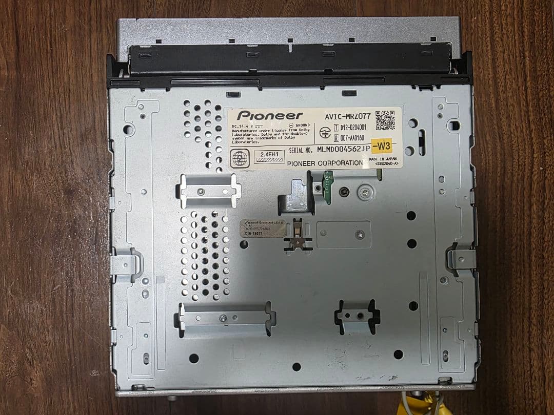 AVIC-MRZ077 楽ナビ 2023年版地図