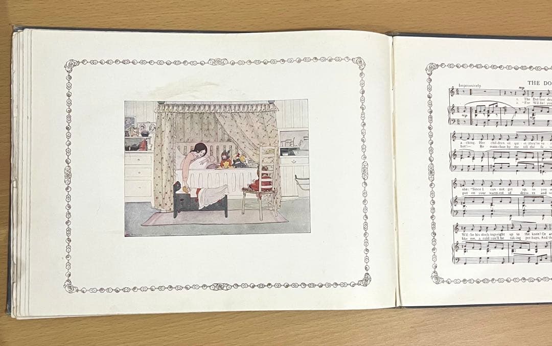 No.309 レア 希少 アンティーク 古書 洋書 絵本 児童書 オランダ 童謡