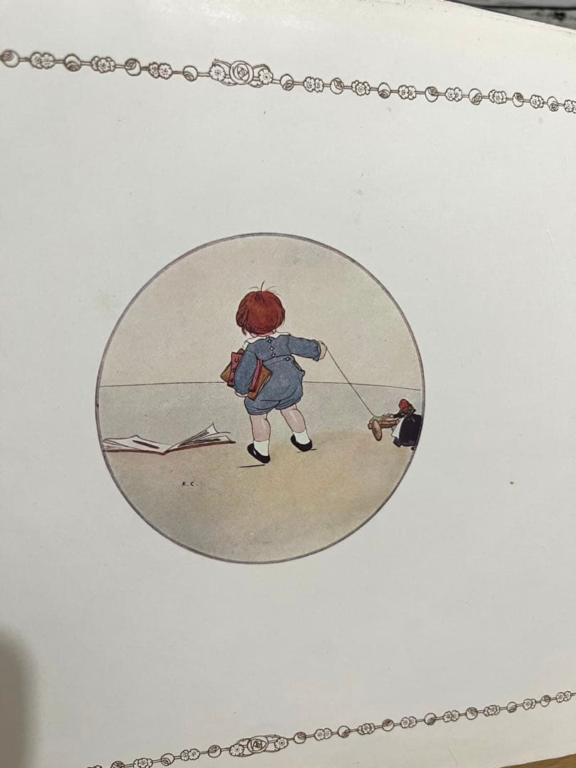 No.309 レア 希少 アンティーク 古書 洋書 絵本 児童書 オランダ 童謡