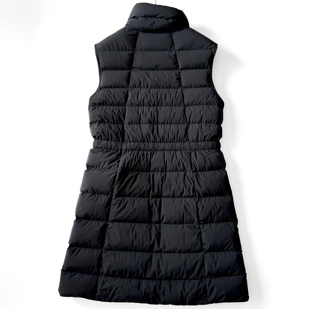 近年モデル MONCLER モンクレール LANDE ロングダウンベスト ジレ