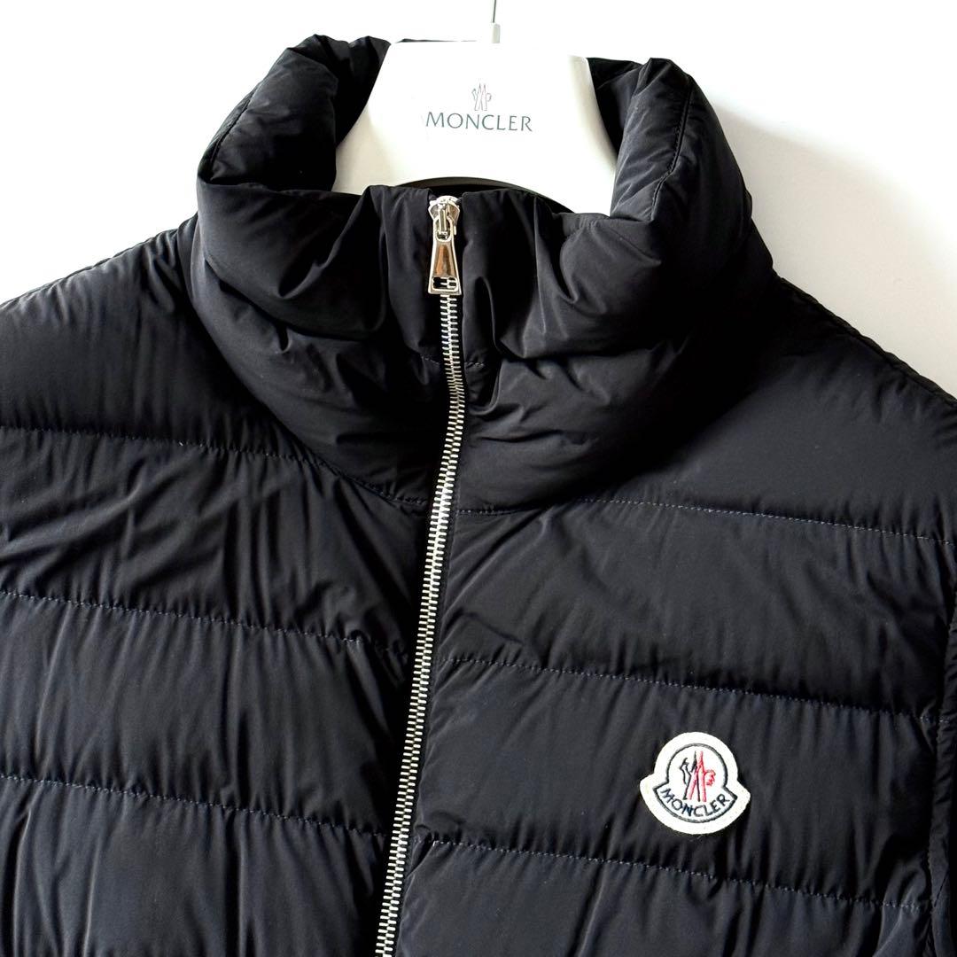 近年モデル MONCLER モンクレール LANDE ロングダウンベスト ジレ