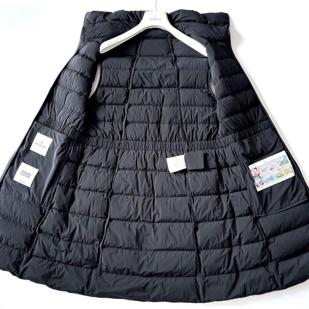 近年モデル MONCLER モンクレール LANDE ロングダウンベスト ジレ