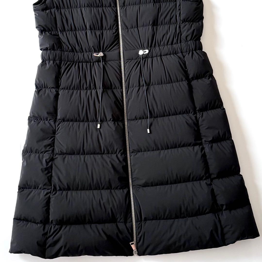 近年モデル MONCLER モンクレール LANDE ロングダウンベスト ジレ