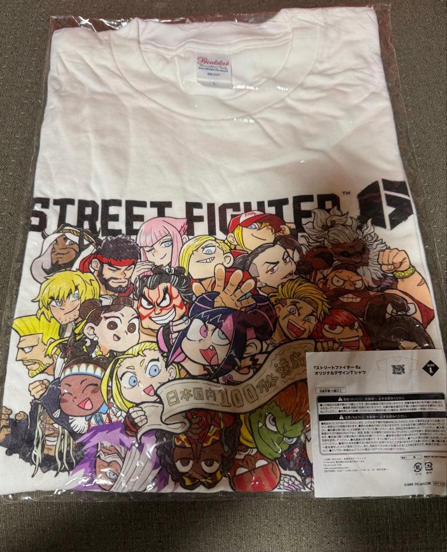 ストリートファイター6 非売品オリジナルTシャツ　L size