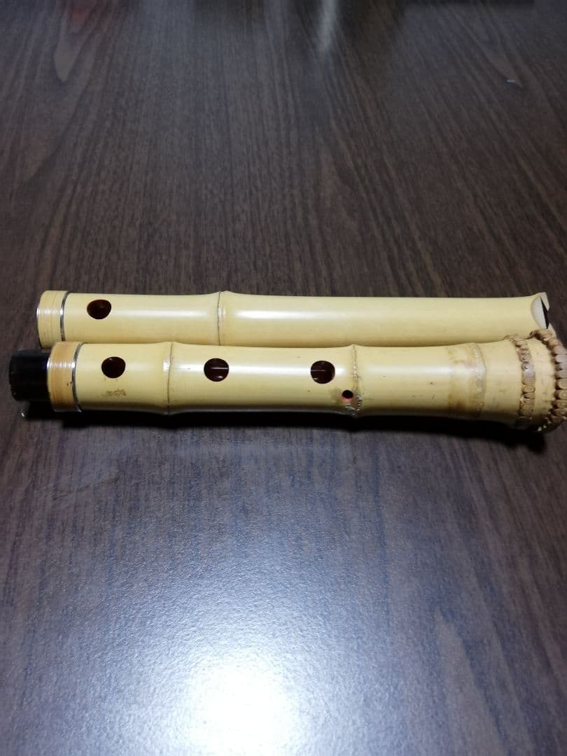 尺八　琴古流6穴　2印　1.6寸　約48.5㌢