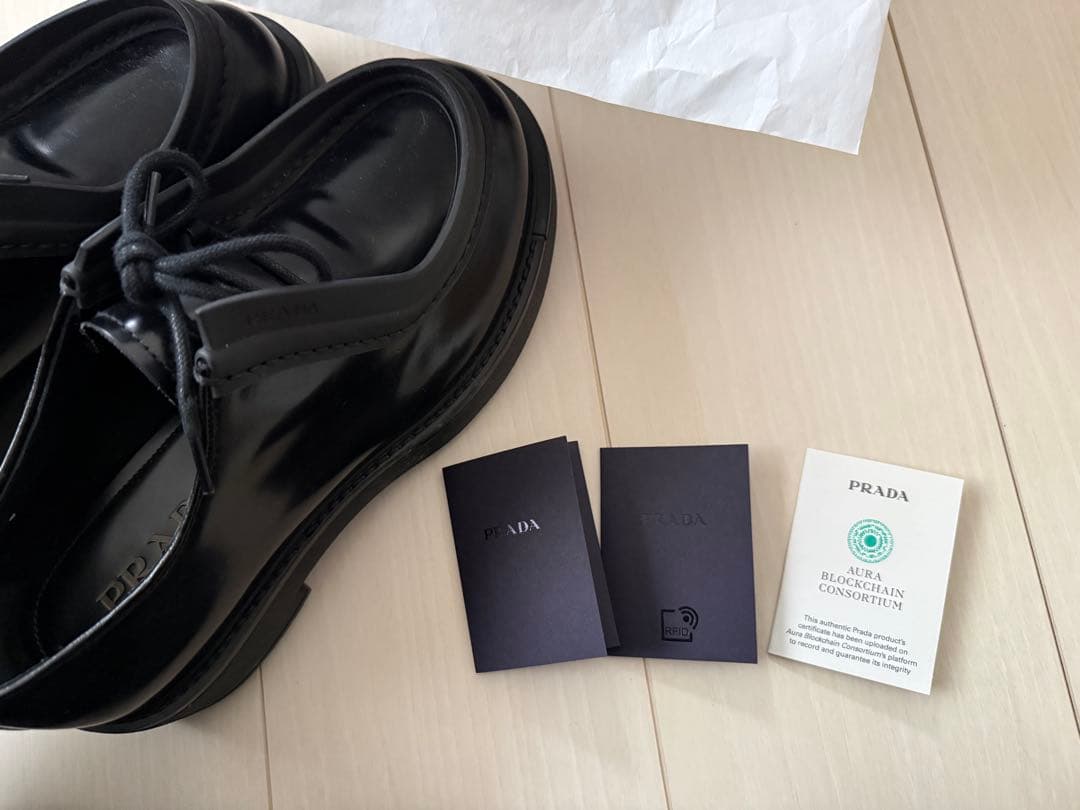 専用PRADA 23aw 2EG421ダイアパソンオペークブラッシュドレザー