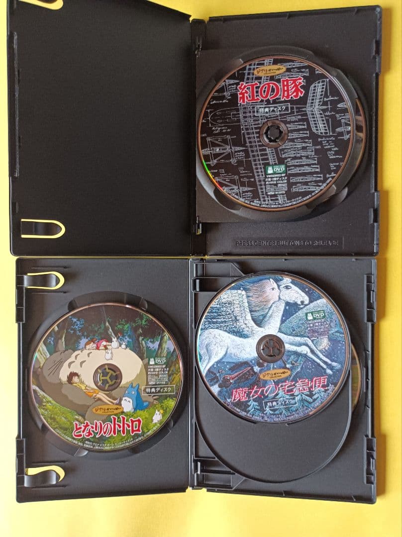 DVD　スタジオジブリ　6枚セット　特典ディスク　本編視聴可能　ジャケット表紙無
