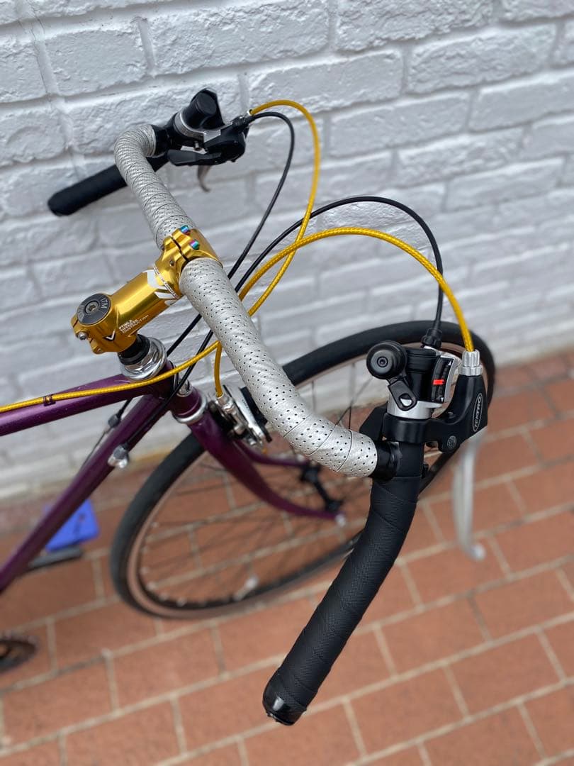 オールドロードバイククロモリ１インチフレーム希少　クロスバイクカスタム