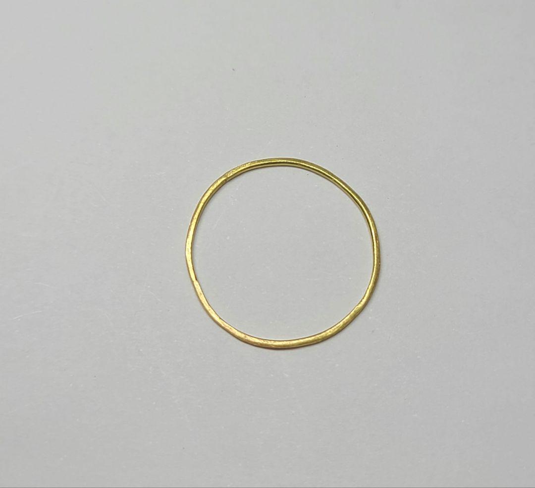 ニケ☆重ねづけにもお薦めです♪★18金プレーンリング★