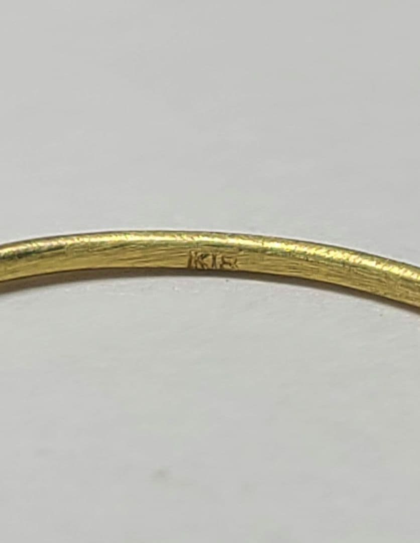 ニケ☆重ねづけにもお薦めです♪★18金プレーンリング★