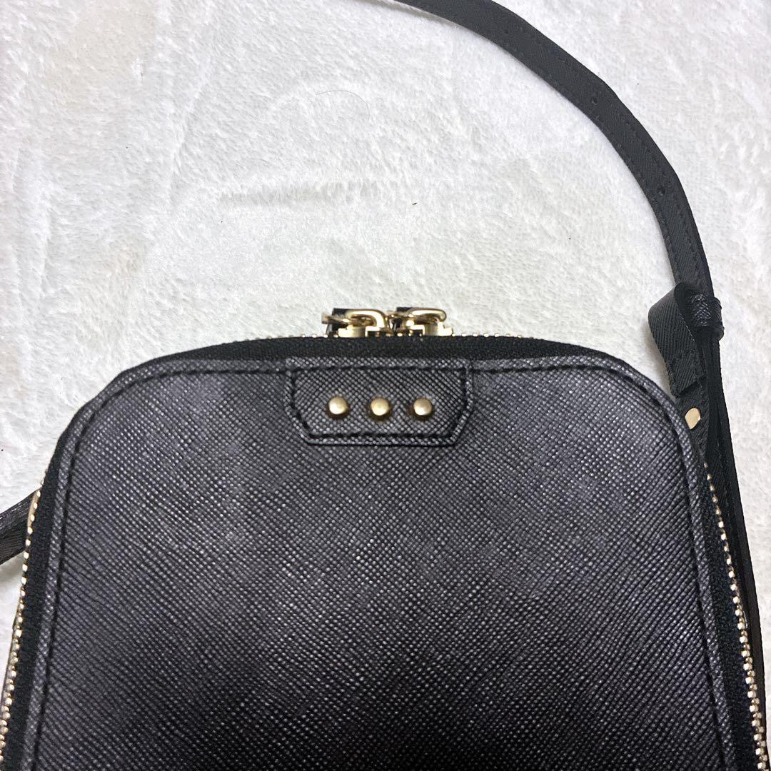 クルニ　CULLNI ショルダーバッグ　サフィアーノレザー　ブラック