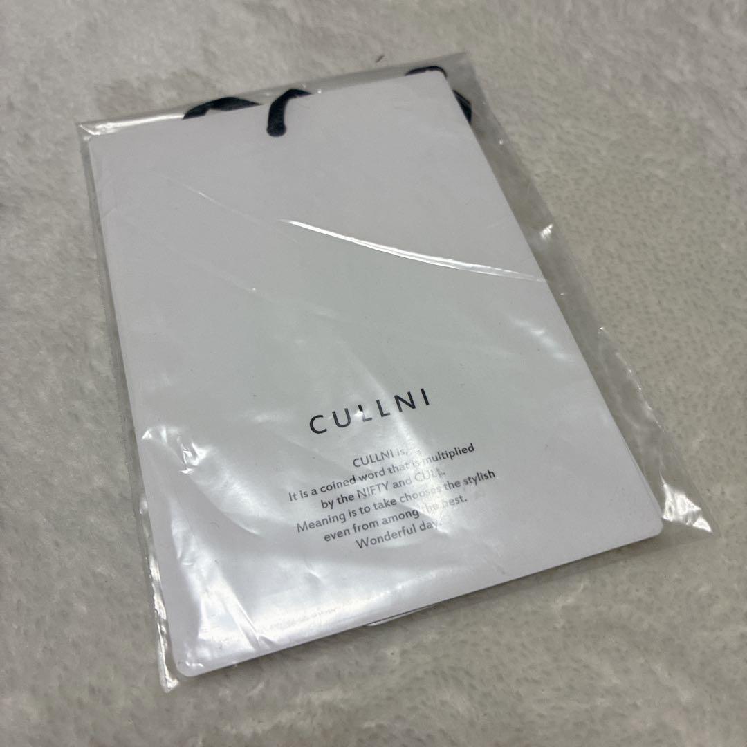 クルニ　CULLNI ショルダーバッグ　サフィアーノレザー　ブラック