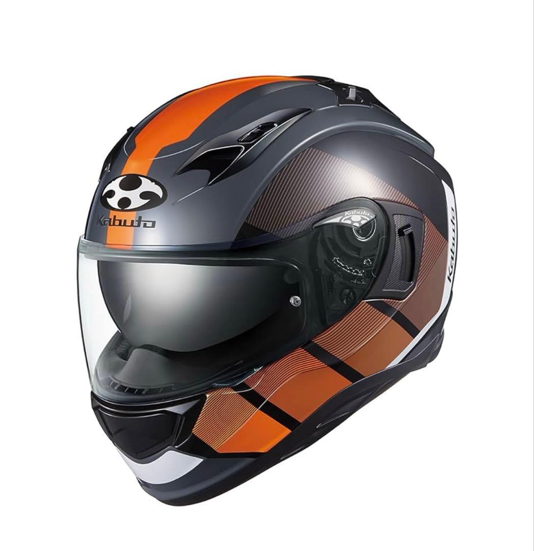 カブト バルブ フルフェイスヘルメット オレンジ黒
