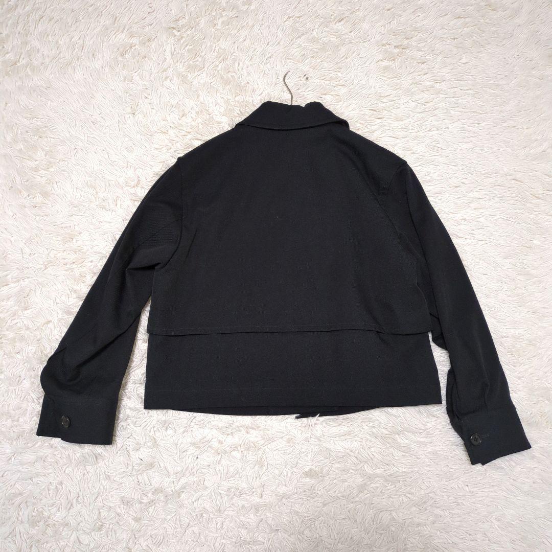 マーガレットハウエル　2022AW ウールツイル　ブルゾン　ジャケット　比翼　Ⅱ