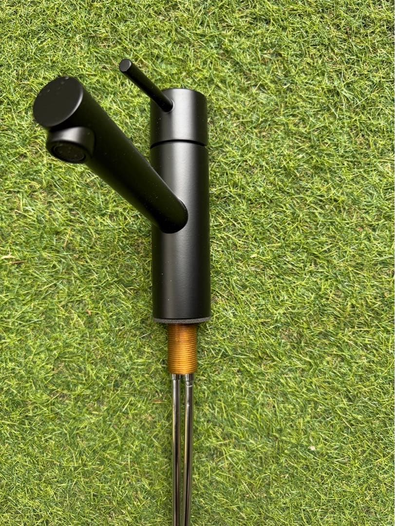 ニューベガ混合水栓　ブラックマットKM7061 BMMI