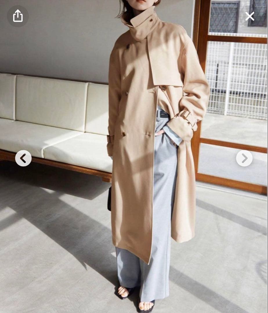 SLOBE IENA ウォッシャブルトレンチコート　38