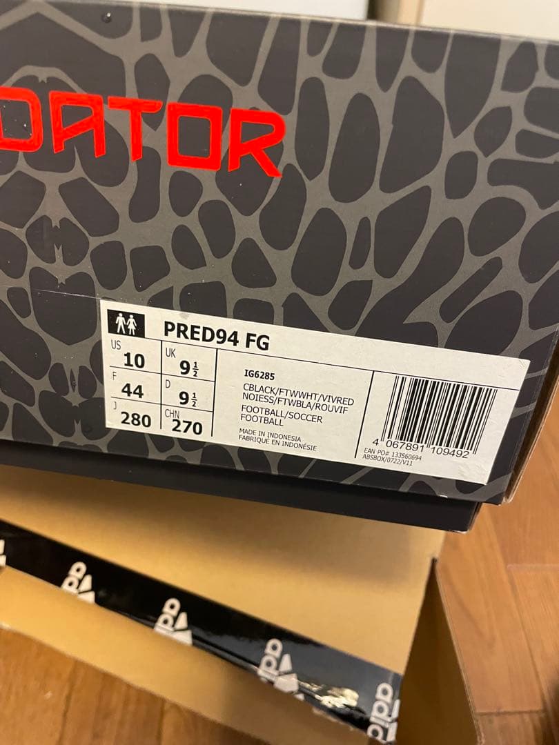 adidas Predator 94 FG Core Black 世界1994足