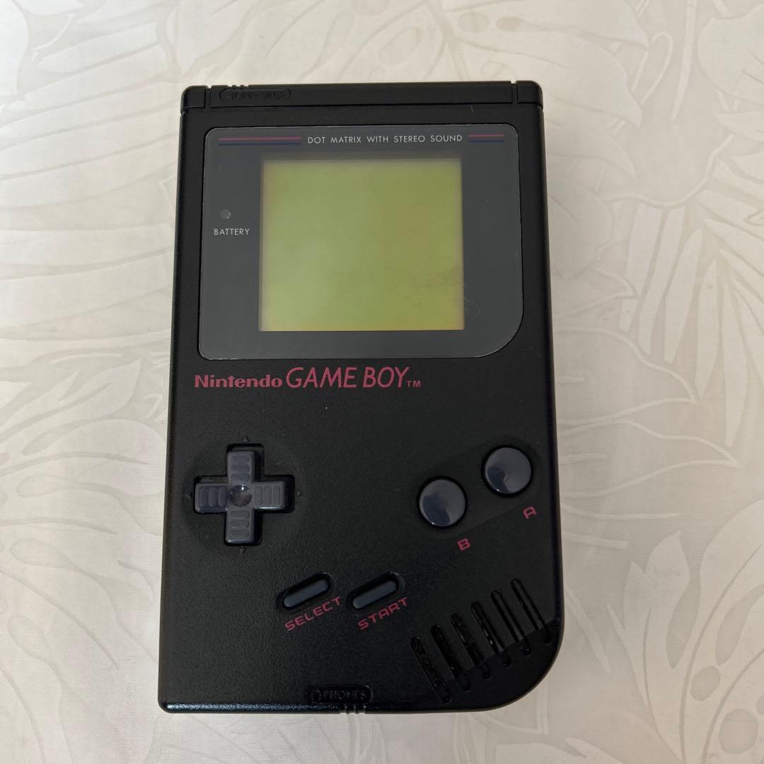 ゲームボーイ　GAMEBOY ブロス　黒　動作確認済み 通信ケーブル　ソフト