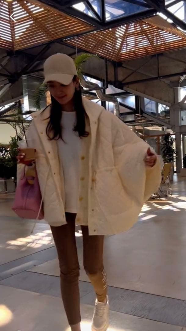 maison de Dolce.　キルティングポンチョ