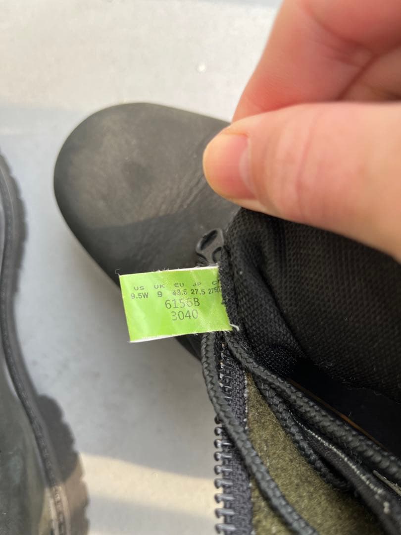 Timberland × WOOLRICHジッパーブーツ 27.5