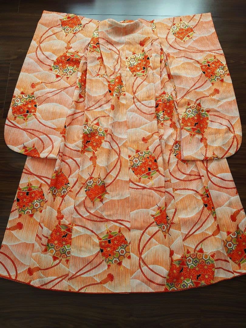 七五三　着物　筥迫セット　7歳　女の子　作り帯