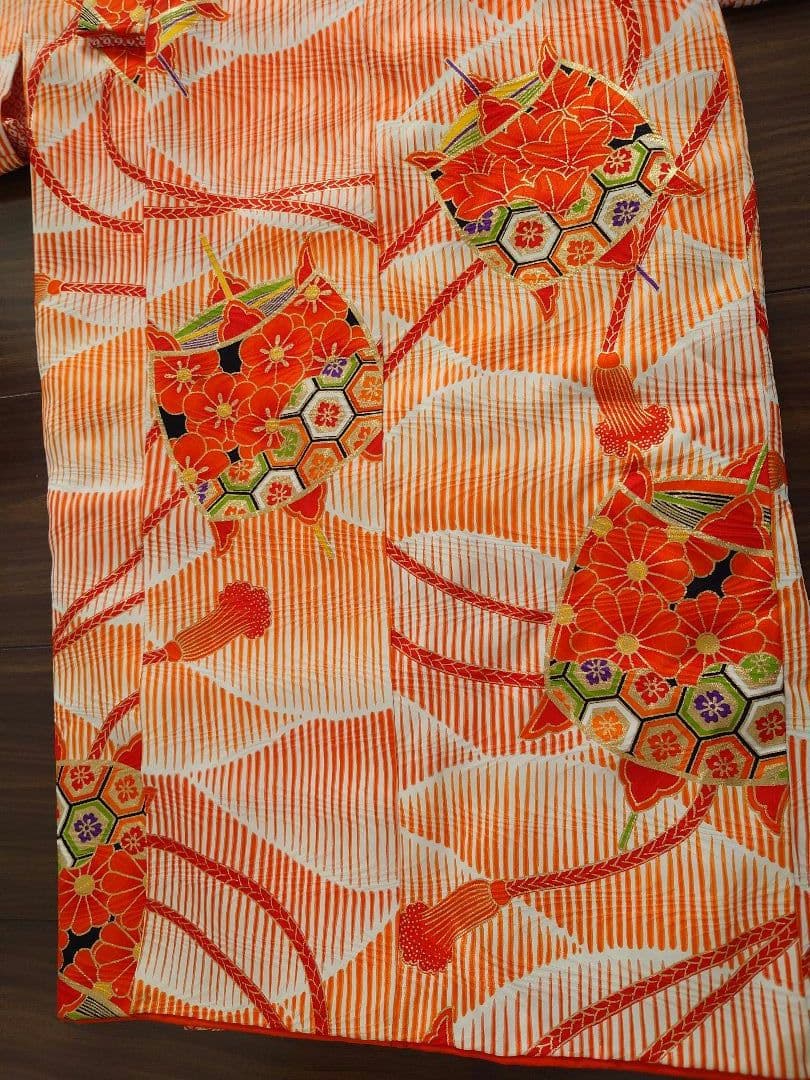 七五三　着物　筥迫セット　7歳　女の子　作り帯