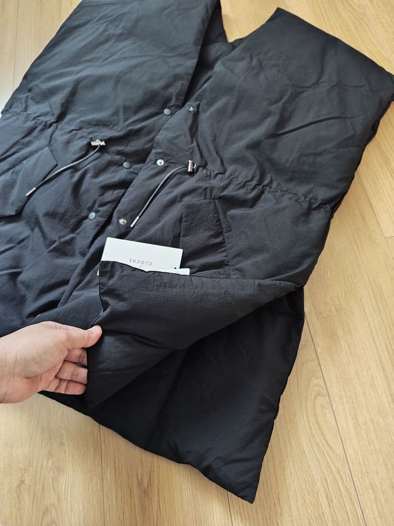 試着のみ★CLOCHE★リバーシブルダウンベスト