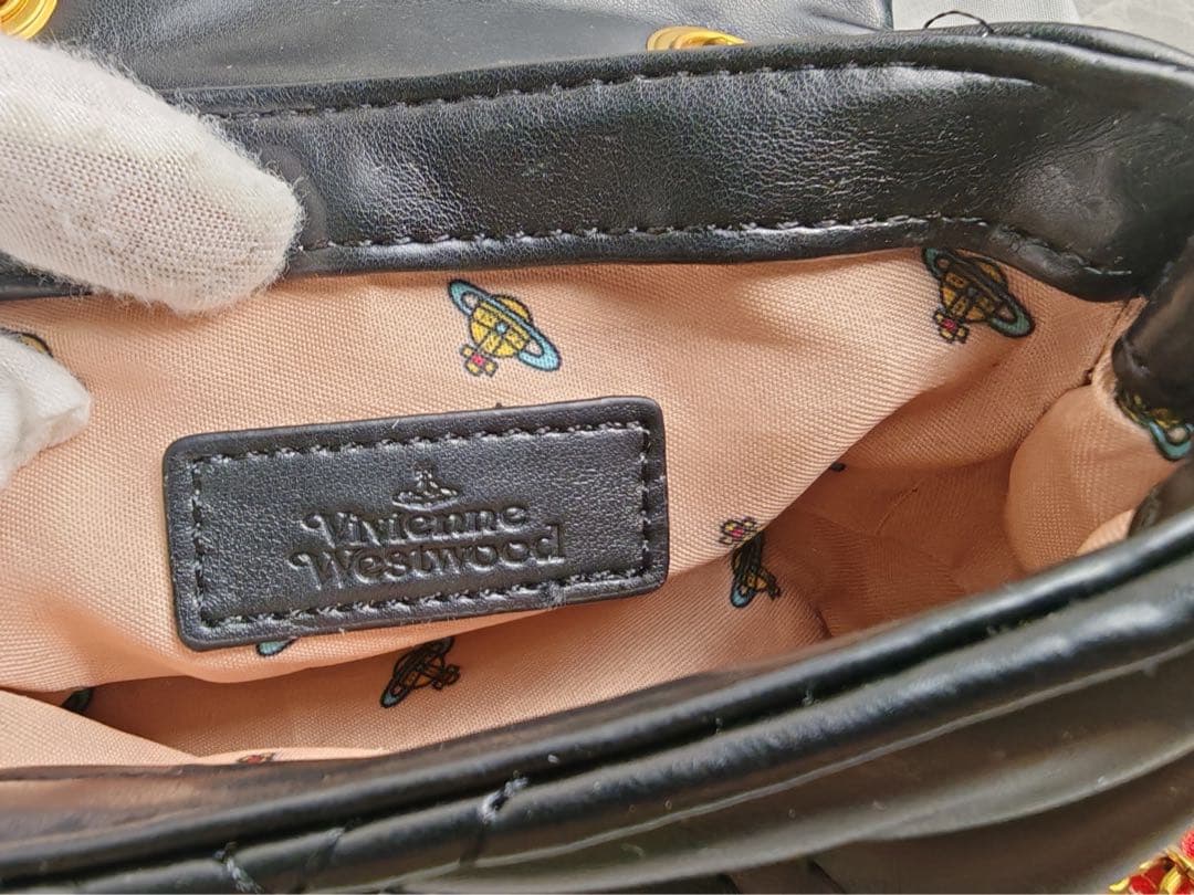 Vivienne　Westwood ミニチェーンショルダーバッグ ブラック　美品