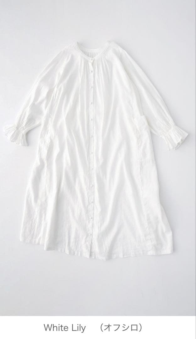 美品　限定品　ネストローブ2wayワンピース　オフ白