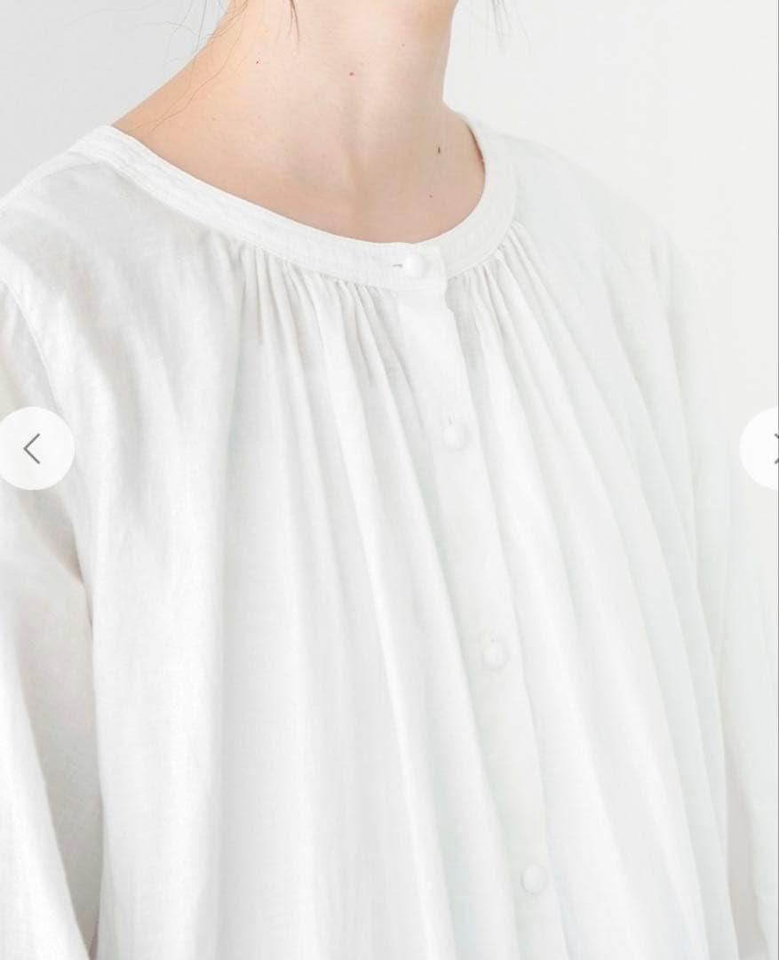 美品　限定品　ネストローブ2wayワンピース　オフ白