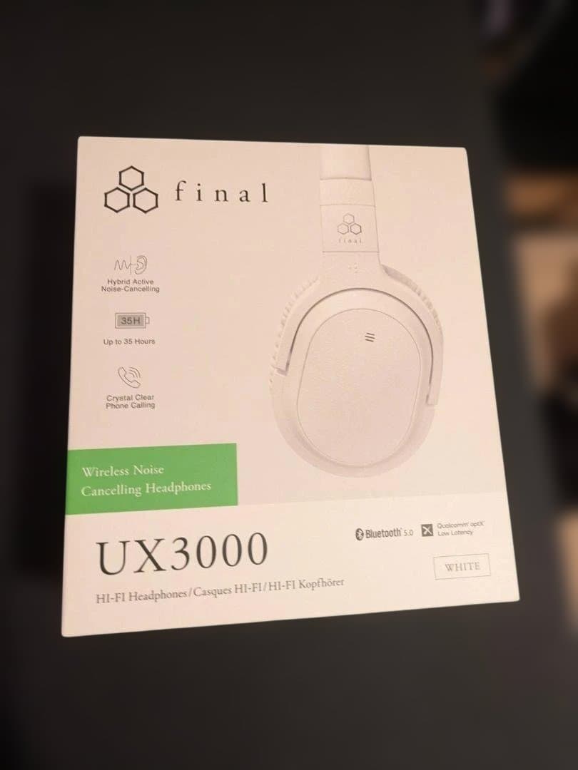 ヘッドホン final UX3000 White