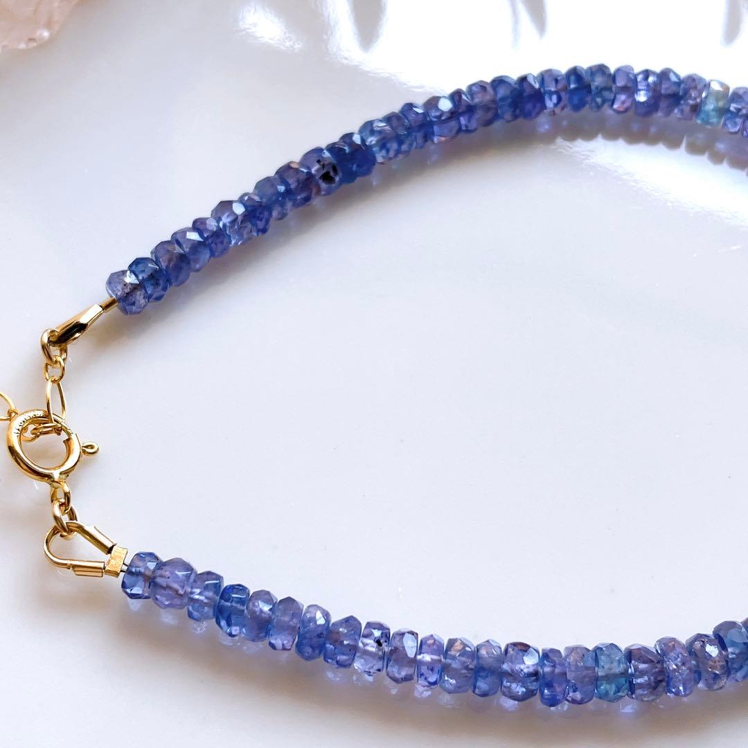 桃色の雲◆高品質✧タンザナイトブレスレット✧14kgf