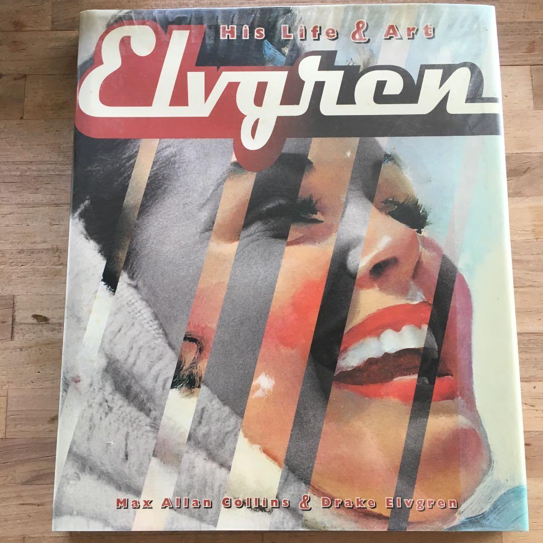 His Life and Art Elvgren 洋書