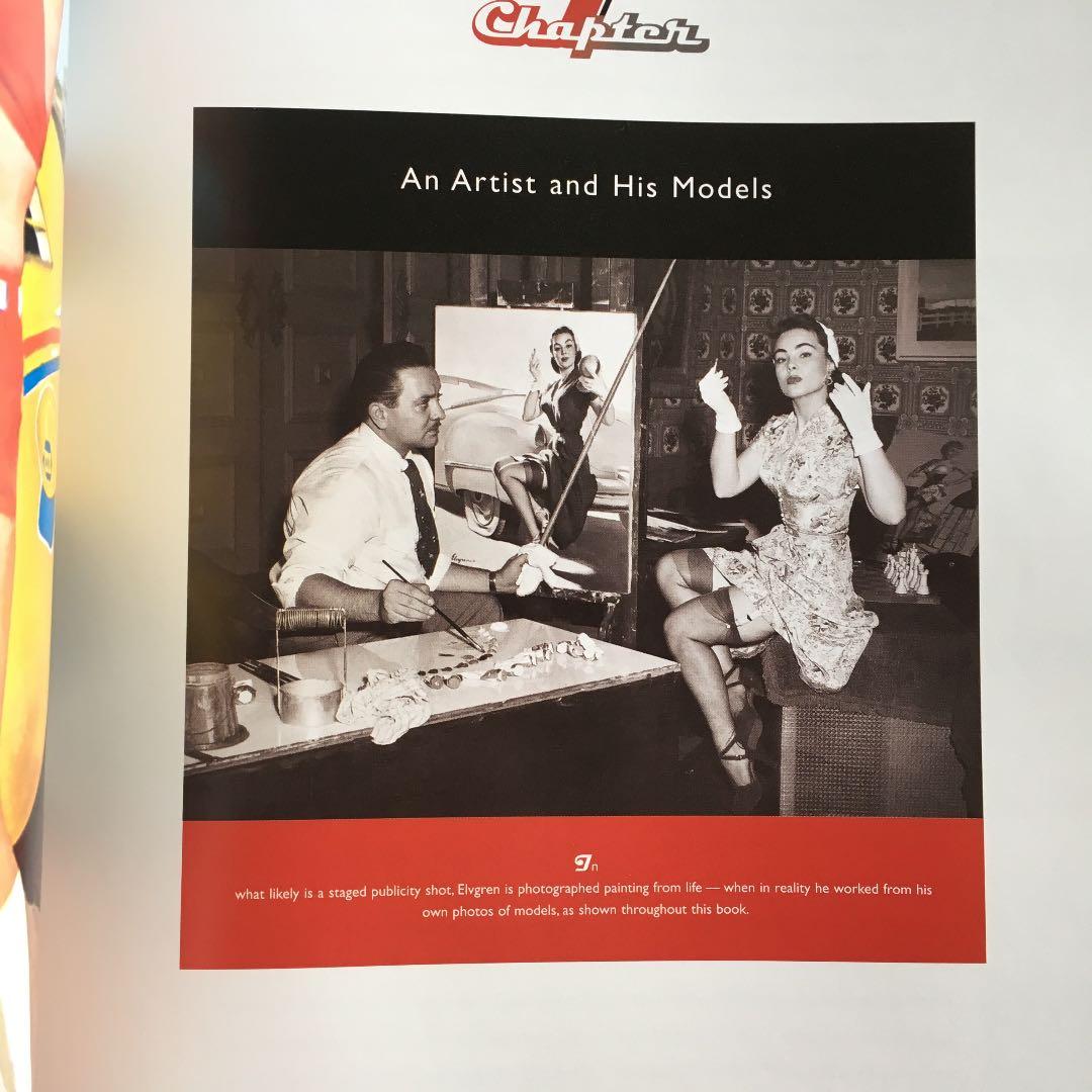 His Life and Art Elvgren 洋書