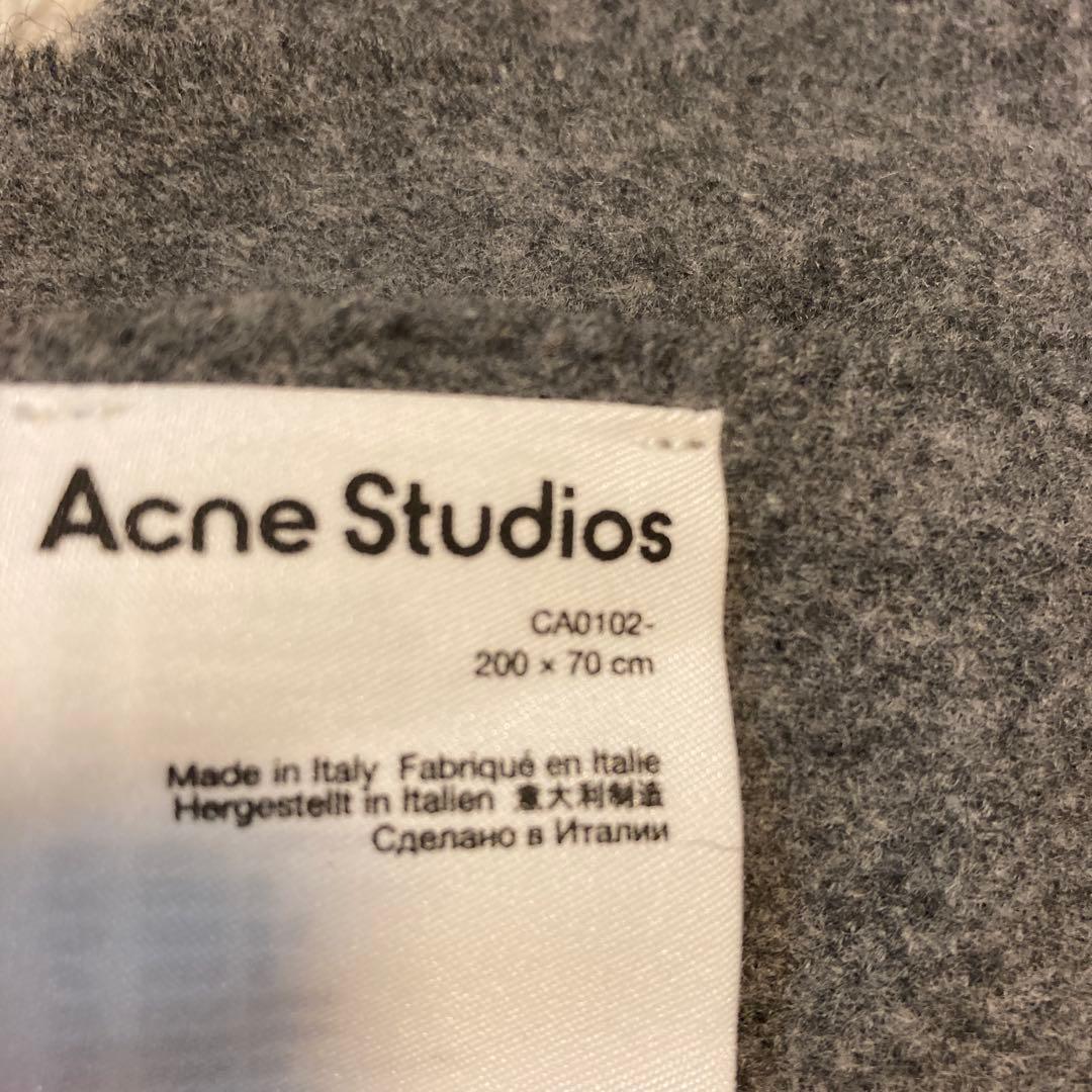 【美品】Acne Studios 100%ウール マフラー 200x70cm