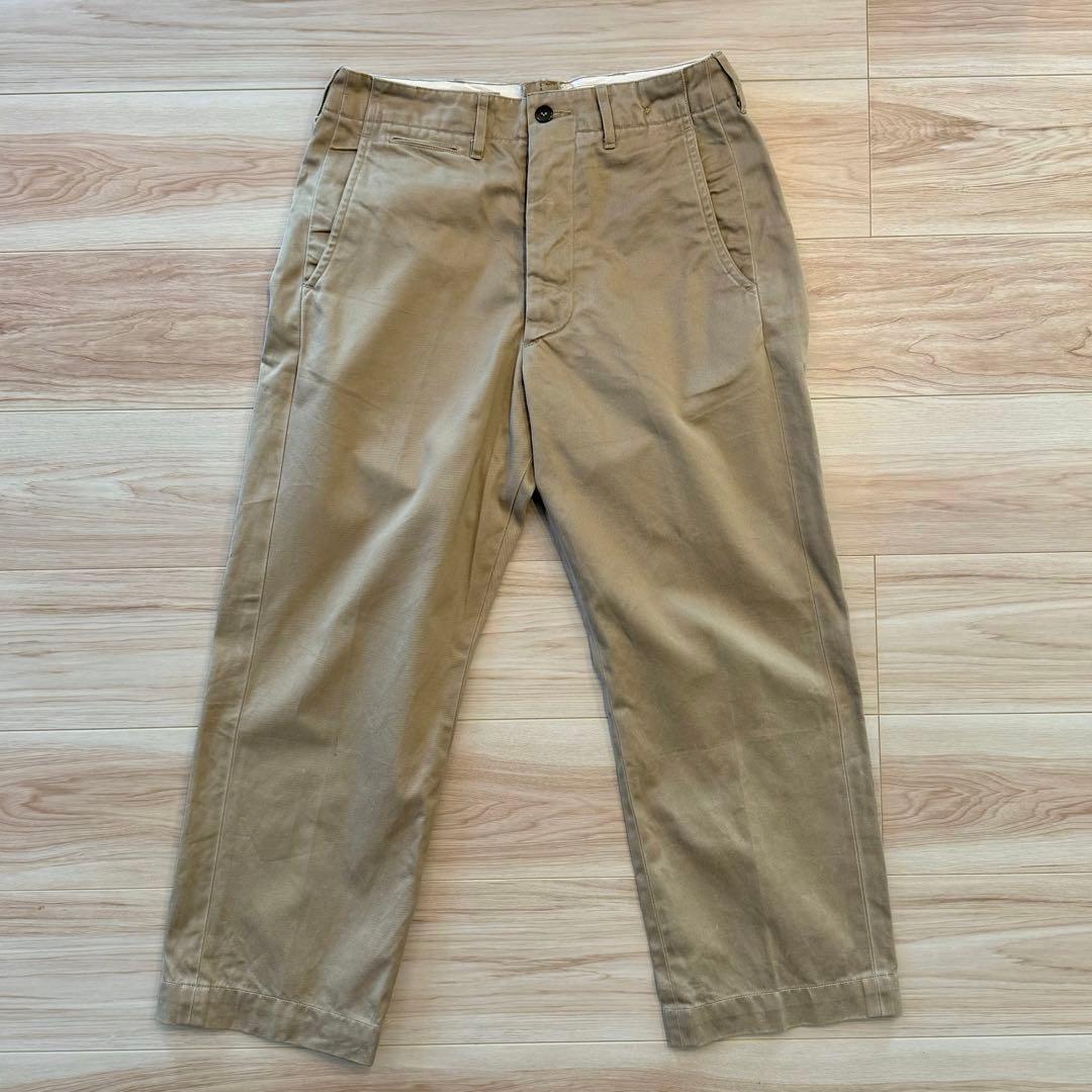 BUZZRICKSON'S × fennica 41カーキ ミリタリーチノ