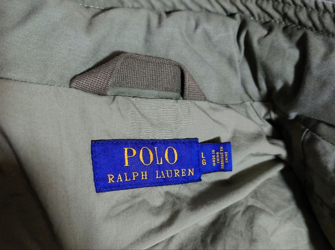 ポロラルフローレン　 ミリタリージャケット オリーブグリーン　Lサイズ