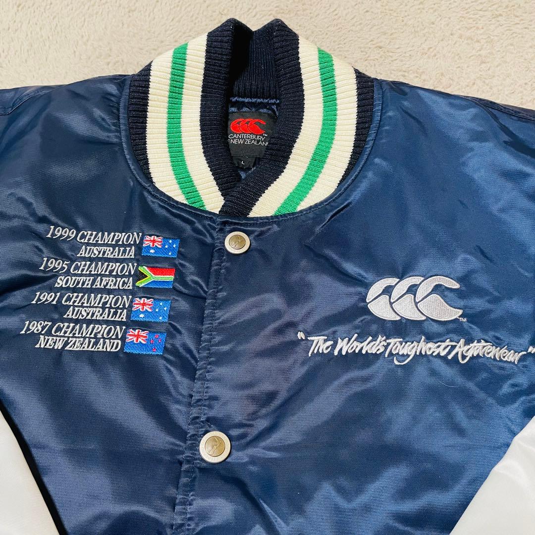✨新品✨90s カンタベリー Canterbury スタジャン 記念品 ラグビー