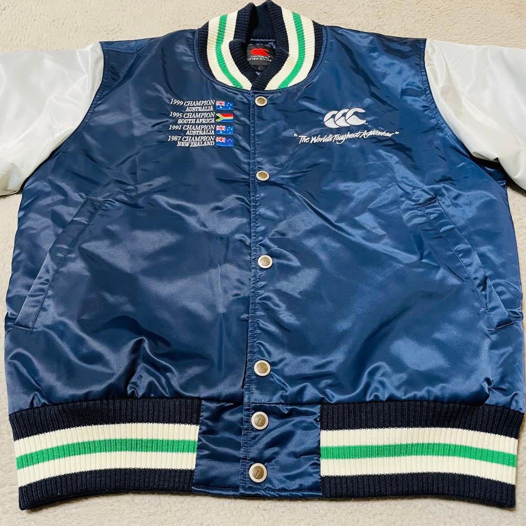 ✨新品✨90s カンタベリー Canterbury スタジャン 記念品 ラグビー