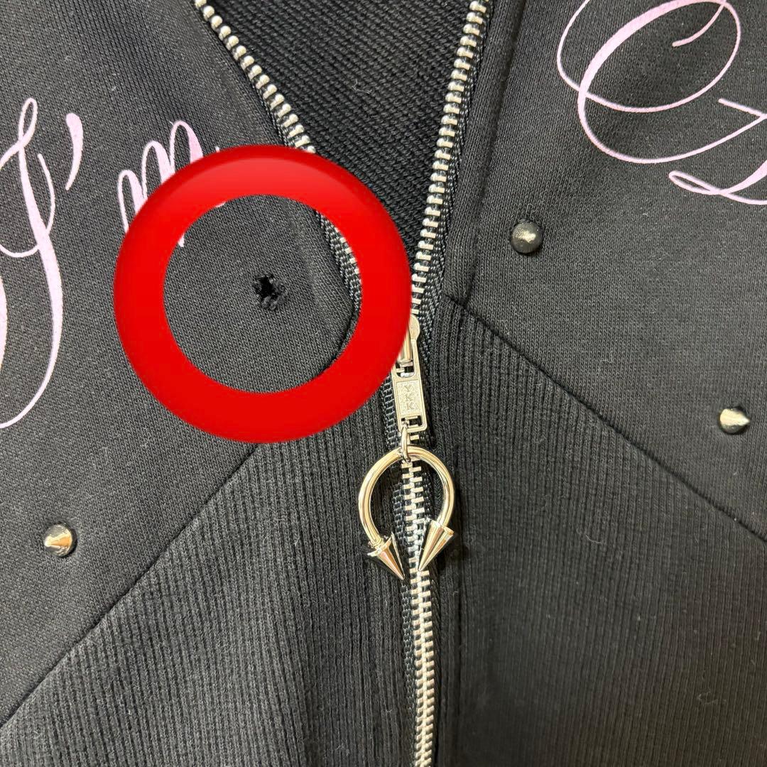 トップス AVENCHUMU I'm Angel frill zip foodie