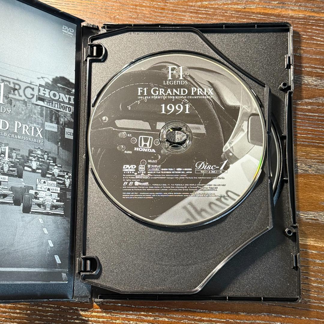 F1 LEGENDS F1 GRAND PRIX 1991 DVD 3枚組