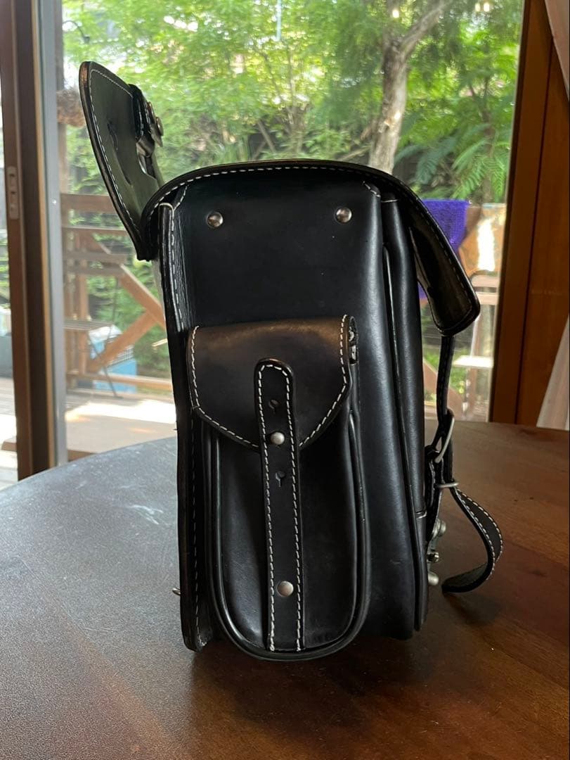 デグナー　レザー製　サドルバッグ　サイドバッグ